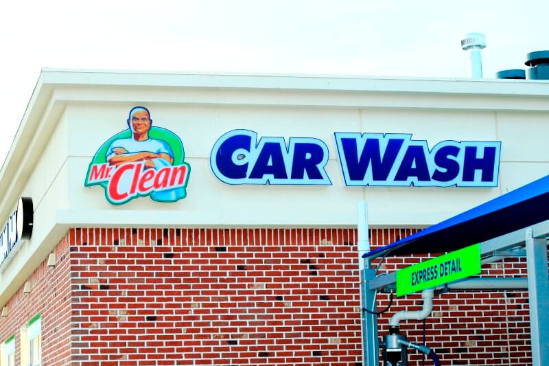 Mr Clean Car Wash Sign